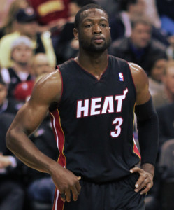 Dwayne Wade played for the Miami Heat and currently plays for the Chicago Bulls.