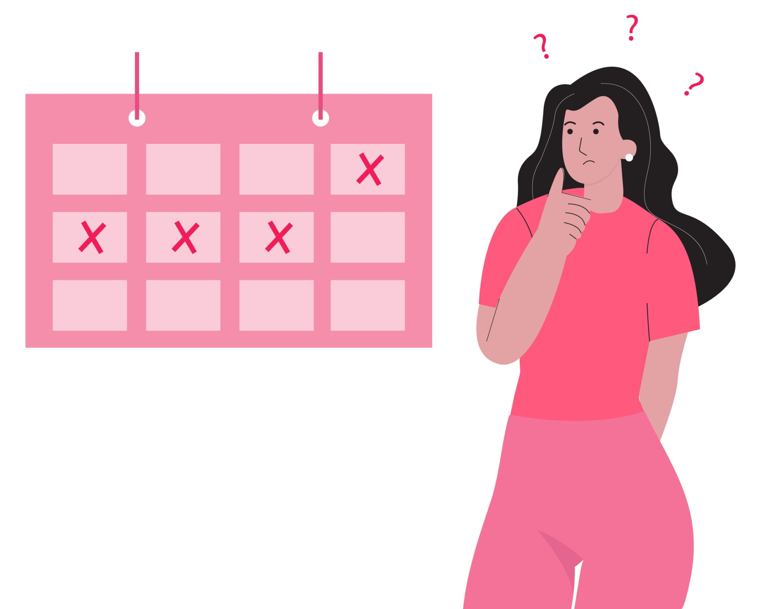 Woman and STD testing timing