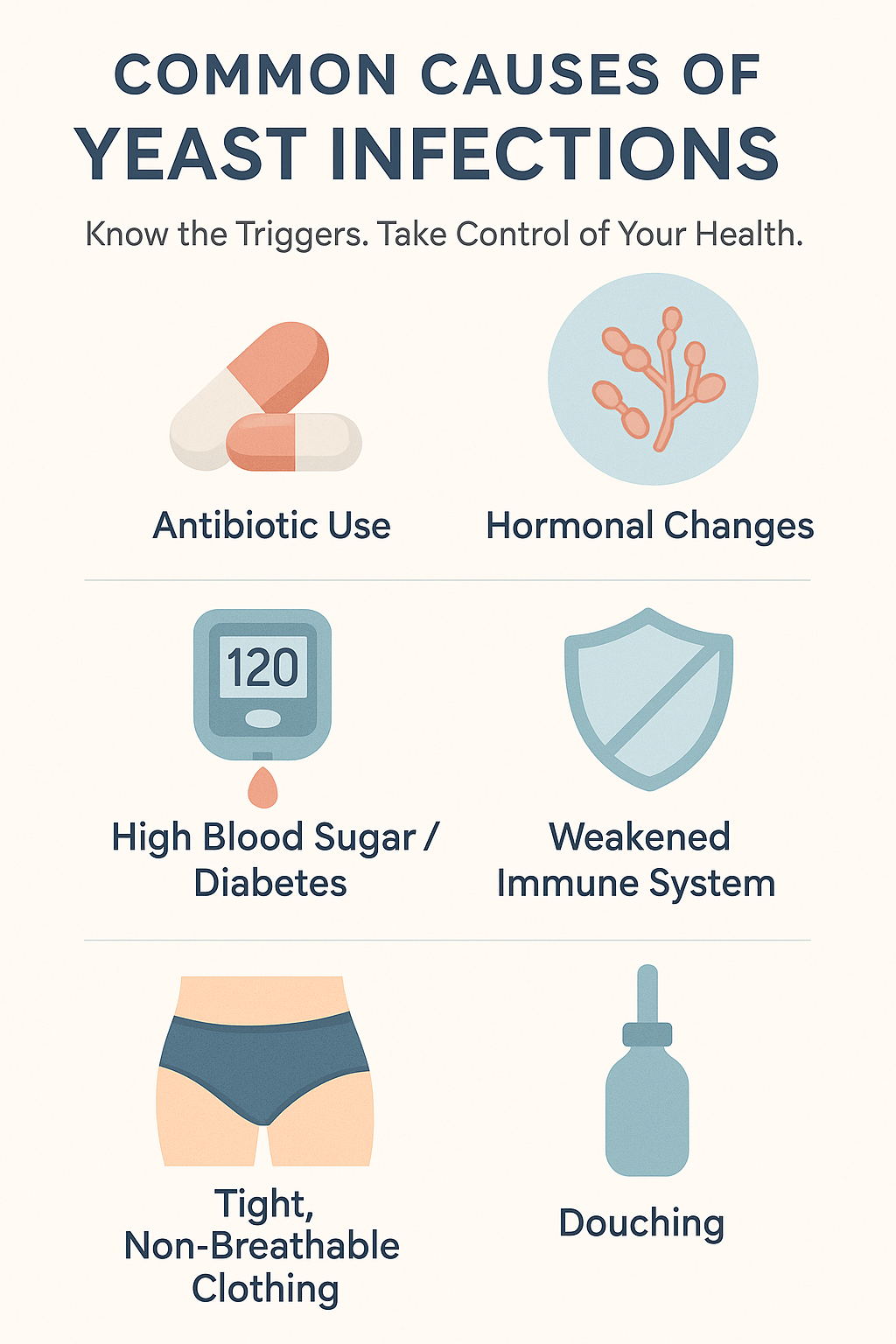 common causes of yeast infections